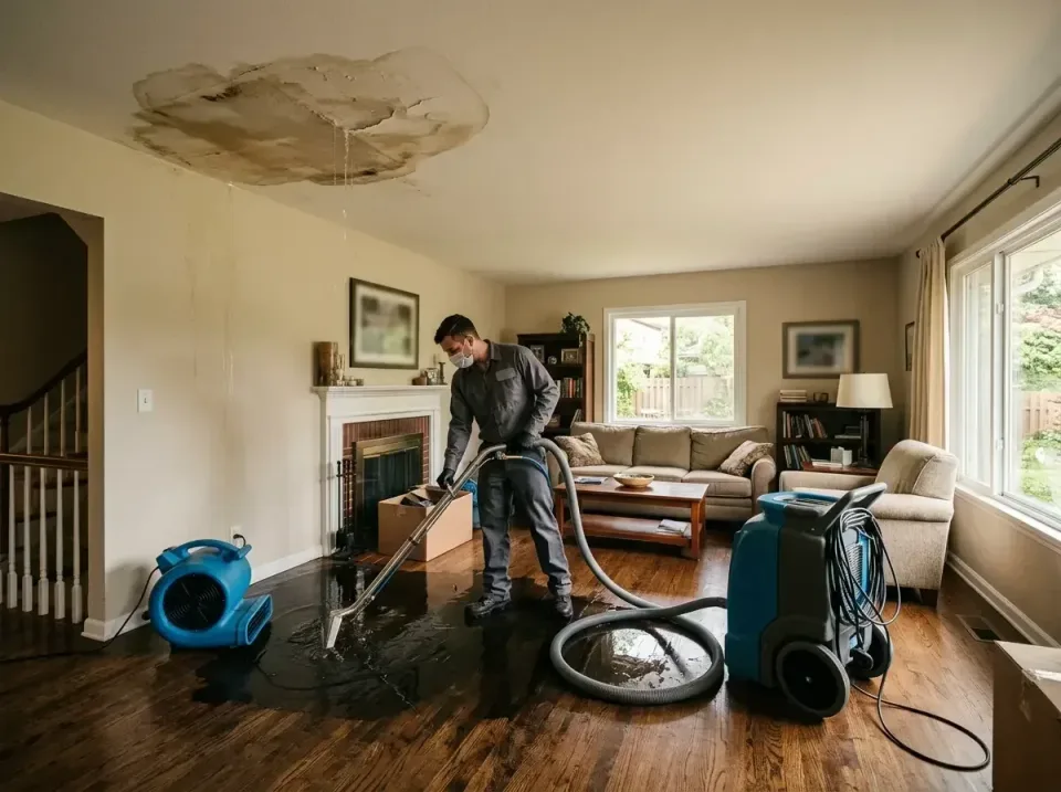 attic-pipe-burst-ceiling-drip-008 — frequently asked questions, Water Damage Restoration & Carpet Care in Wilsonville, OR